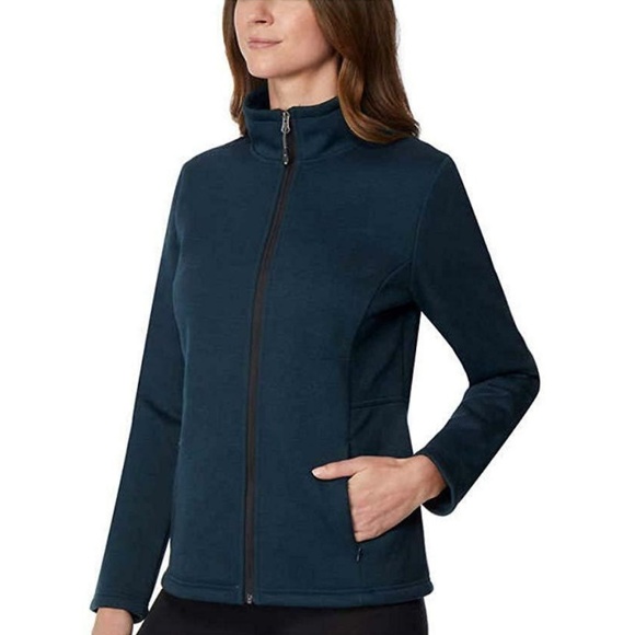 32 Degrees Women`s Plush Lined Tech Fleece Jacket - Picture 2 of 3